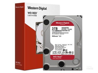 西部數據紅盤3TB 5400轉 北京促銷，專為監控與NAS設備設計